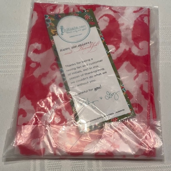 initials, inc Accessories - Pink and White Patterned Fabric Summer Sash Mystic